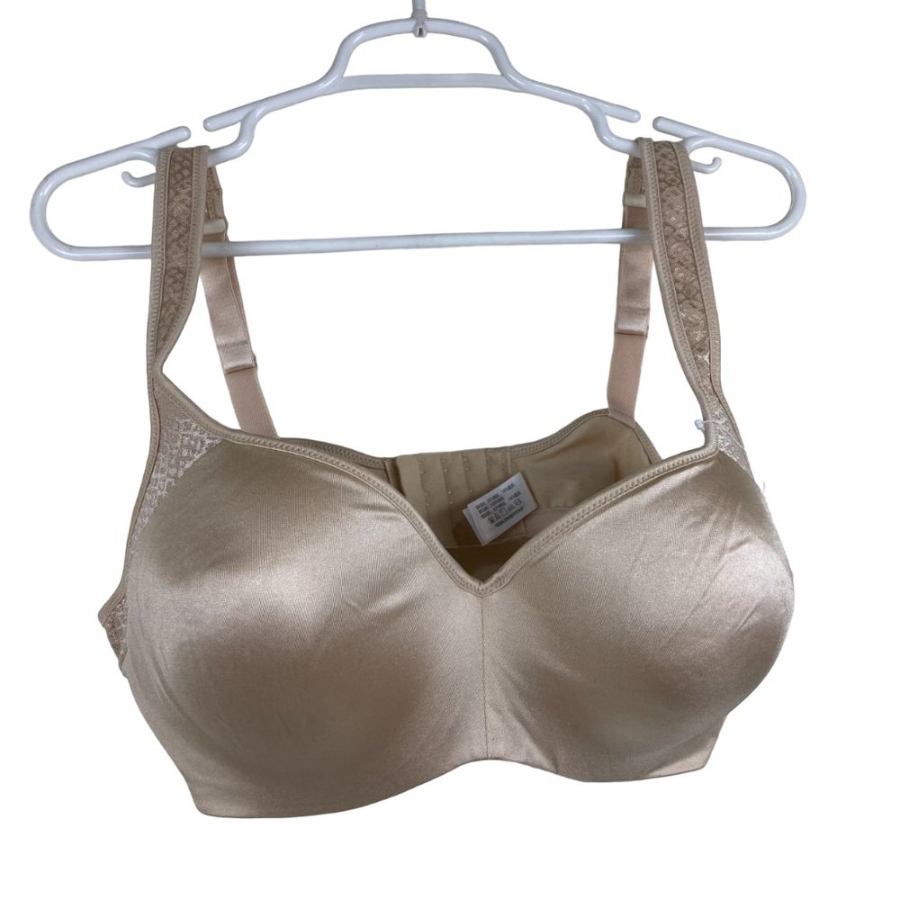 NWT DELIMIRA Women Sz 40DD Underwire Support Padded Bra Beige